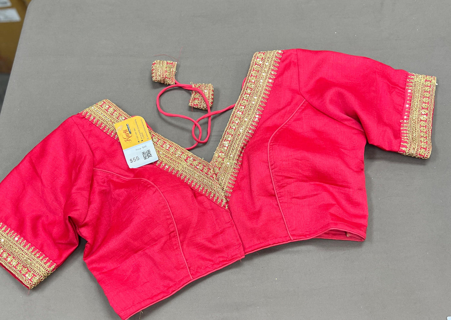 Silk blouse | front hook blouse - Kurti Connection USA
