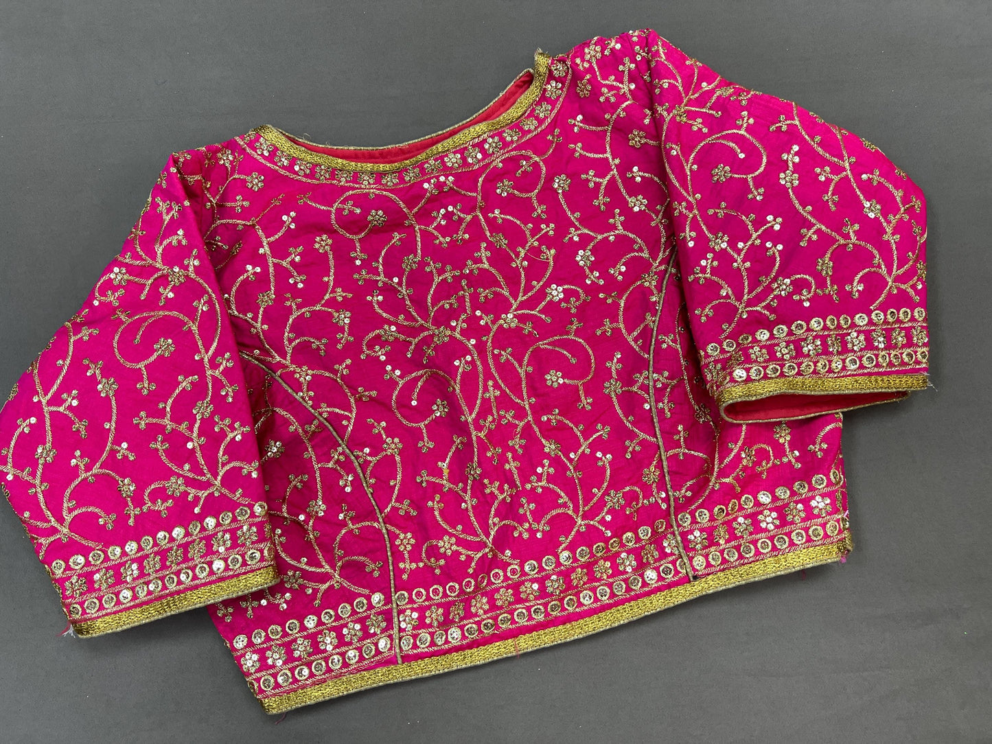 Silk party wear blouse | blouse for lehenga /saree - Kurti Connection USA