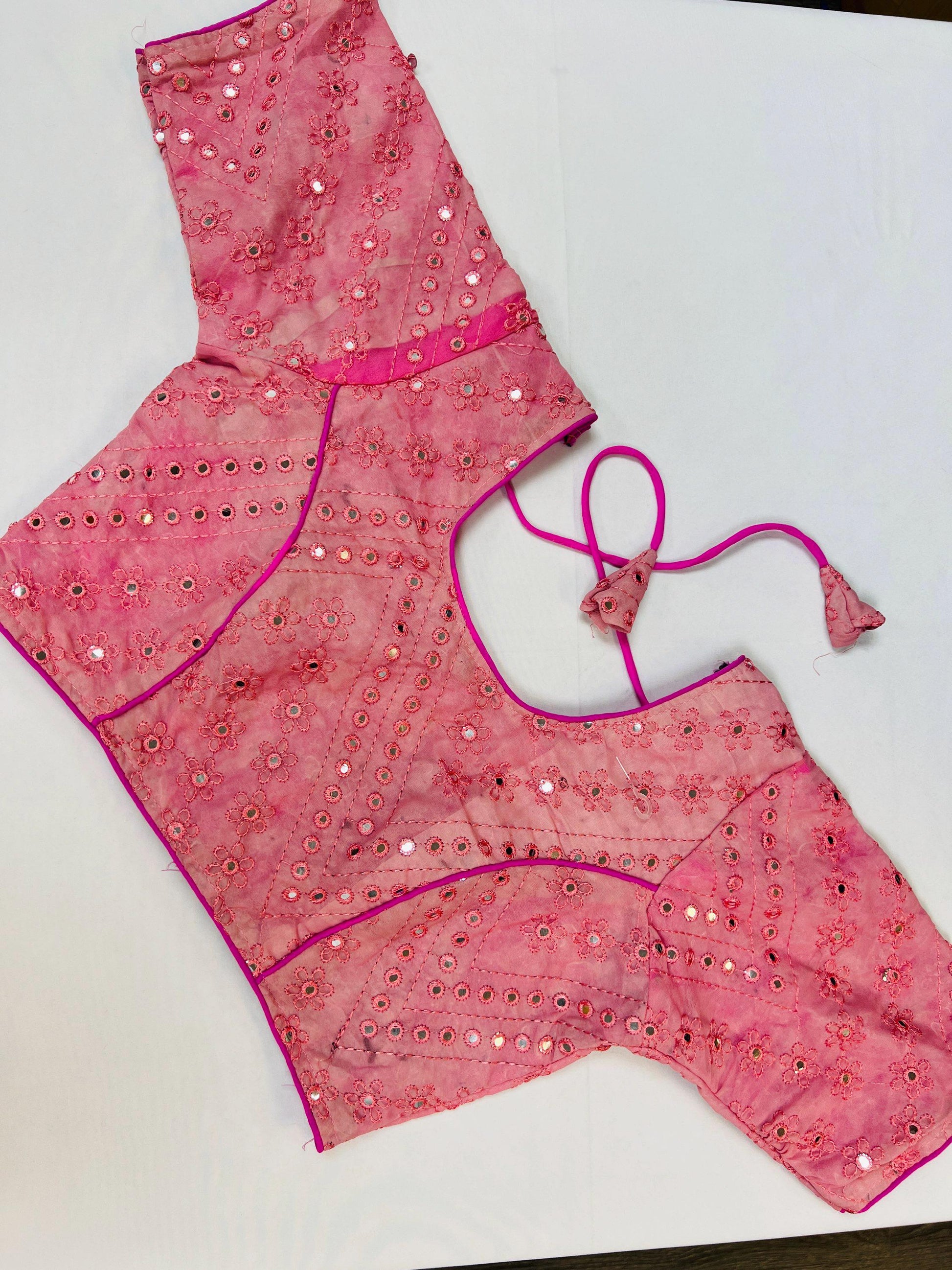 Pink Blouse : Clearance - Kurti Connection USA