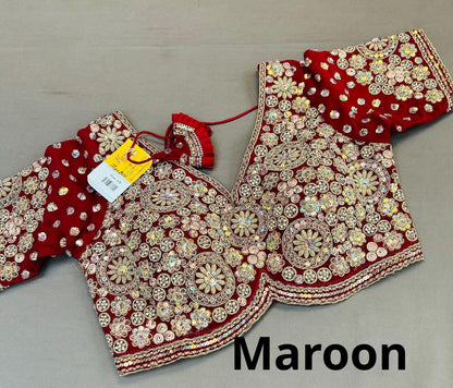 Heavy work blouses | readymade blouse - Kurti Connection USA