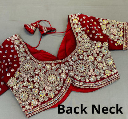 Heavy work blouses | readymade blouse - Kurti Connection USA