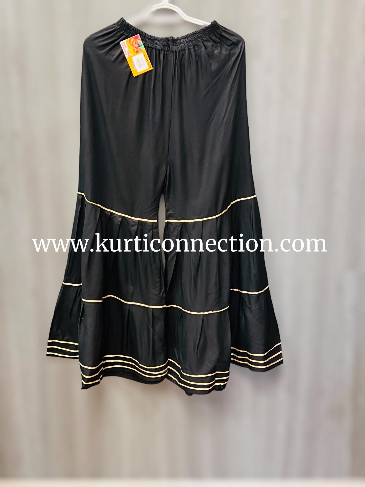 Rayon cotton sharara pants - Kurti Connection USA