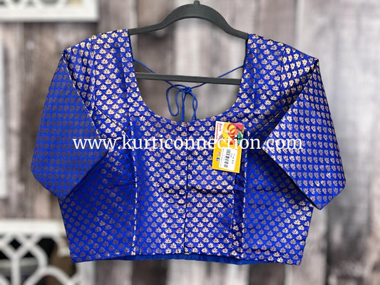 Royal blue blouse - Kurti Connection USA
