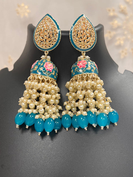Polki earrings - Kurti Connection USA