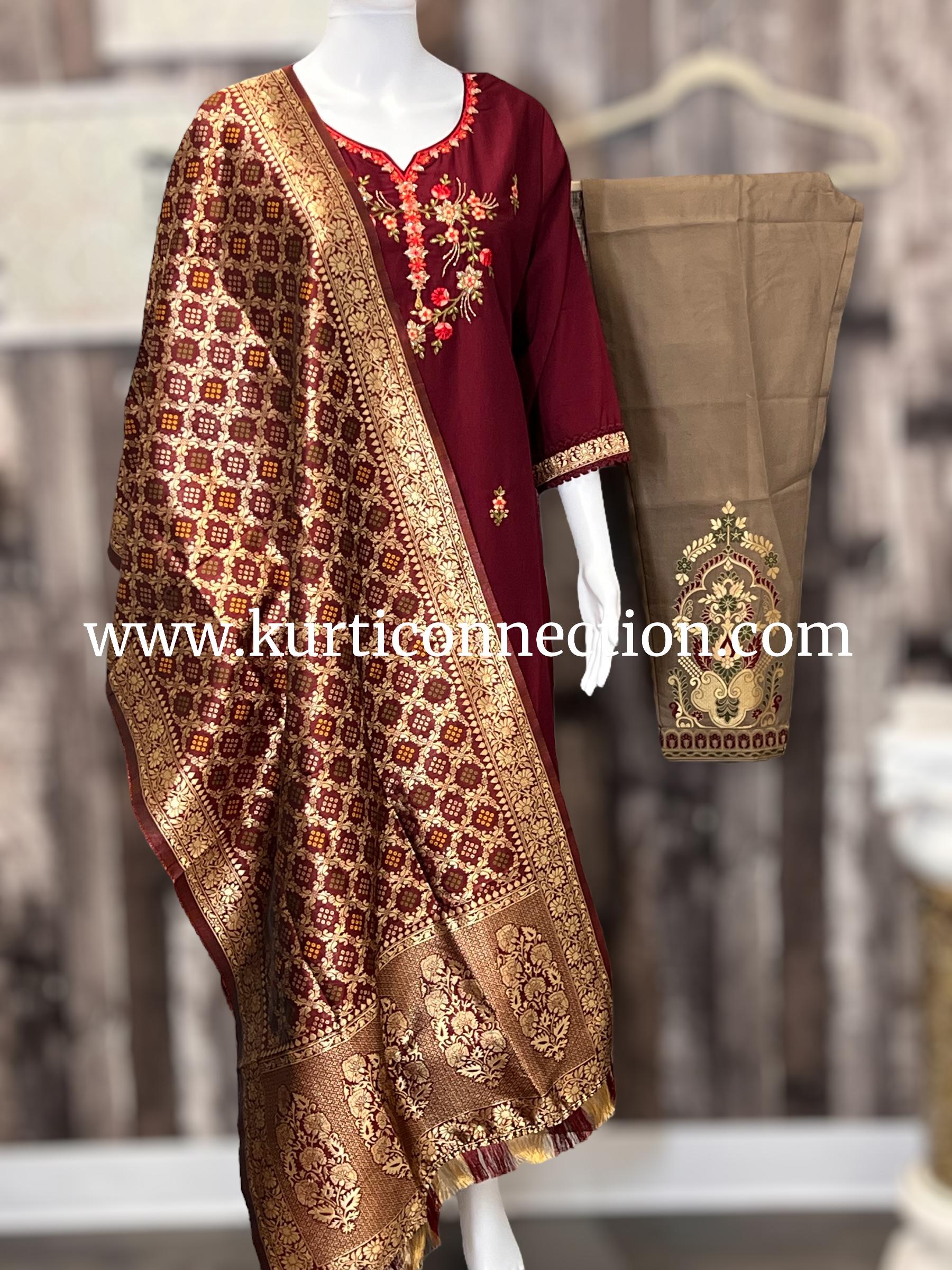 Party wear Collection | Silk salwar suit - Kurti Connection USA