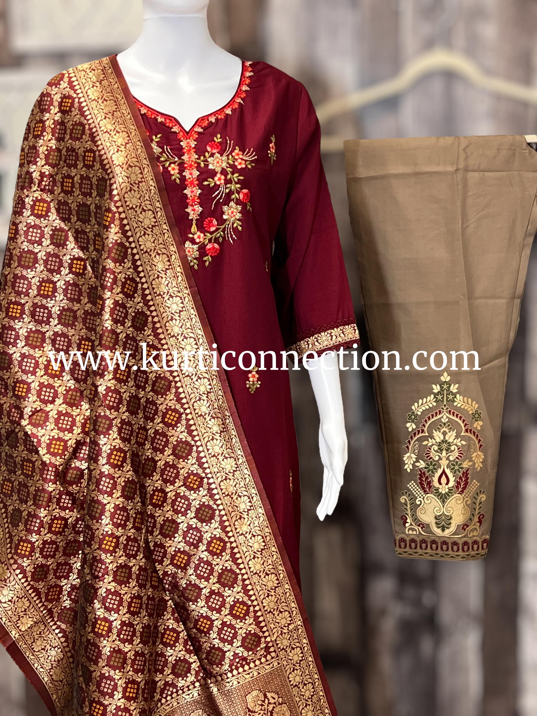 Party wear Collection | Silk salwar suit - Kurti Connection USA