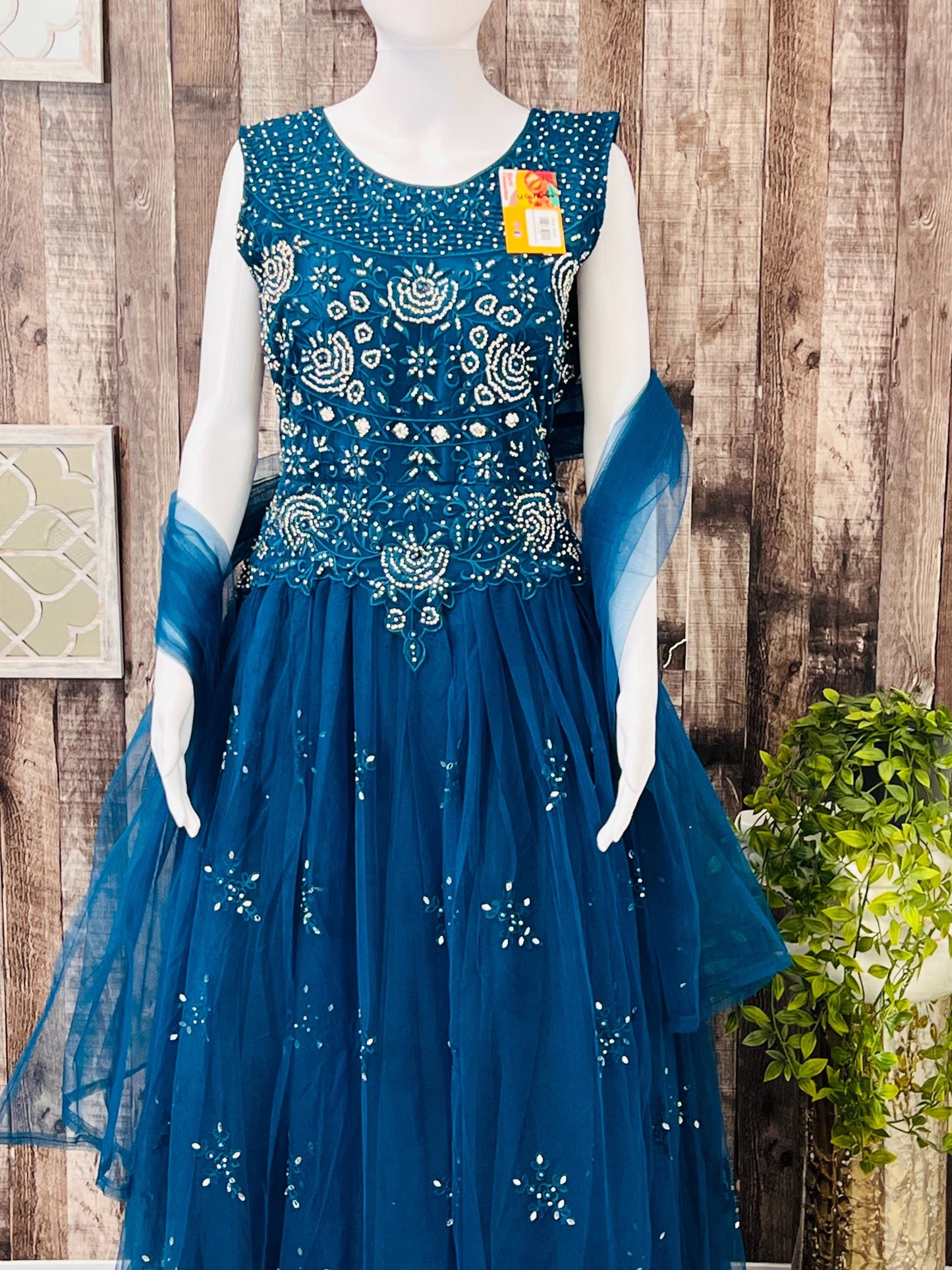 Party wear long dress - Kurti Connection USA