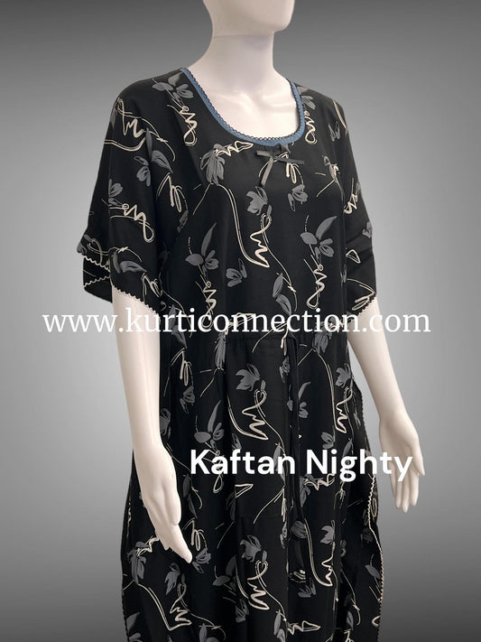 9385 Kaftan nighty - Kurti Connection USA