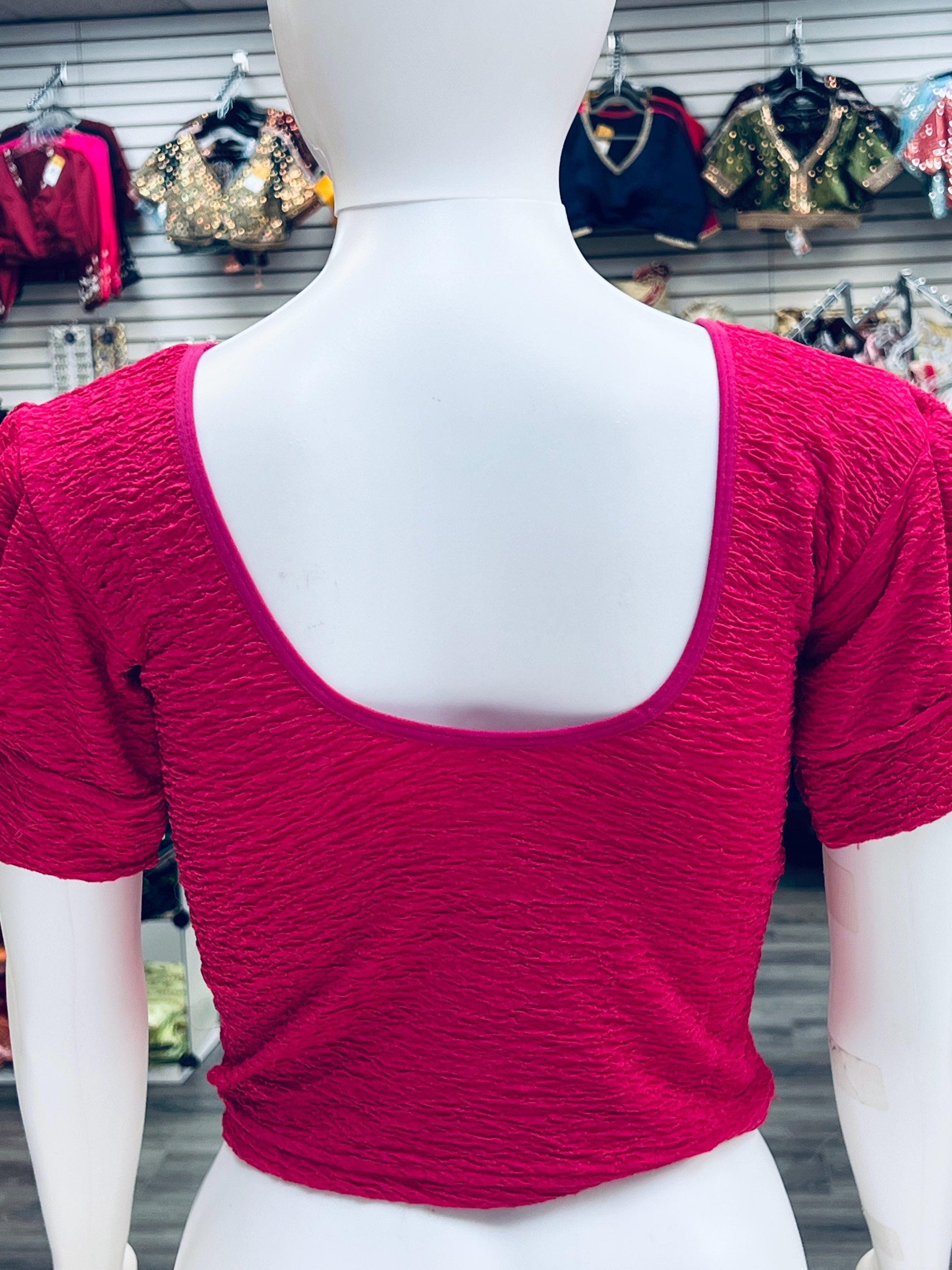 Stretchable blouses | Colors available - Kurti Connection USA
