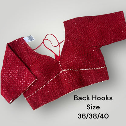 Readymade Blouse | maroon blouse - Kurti Connection USA