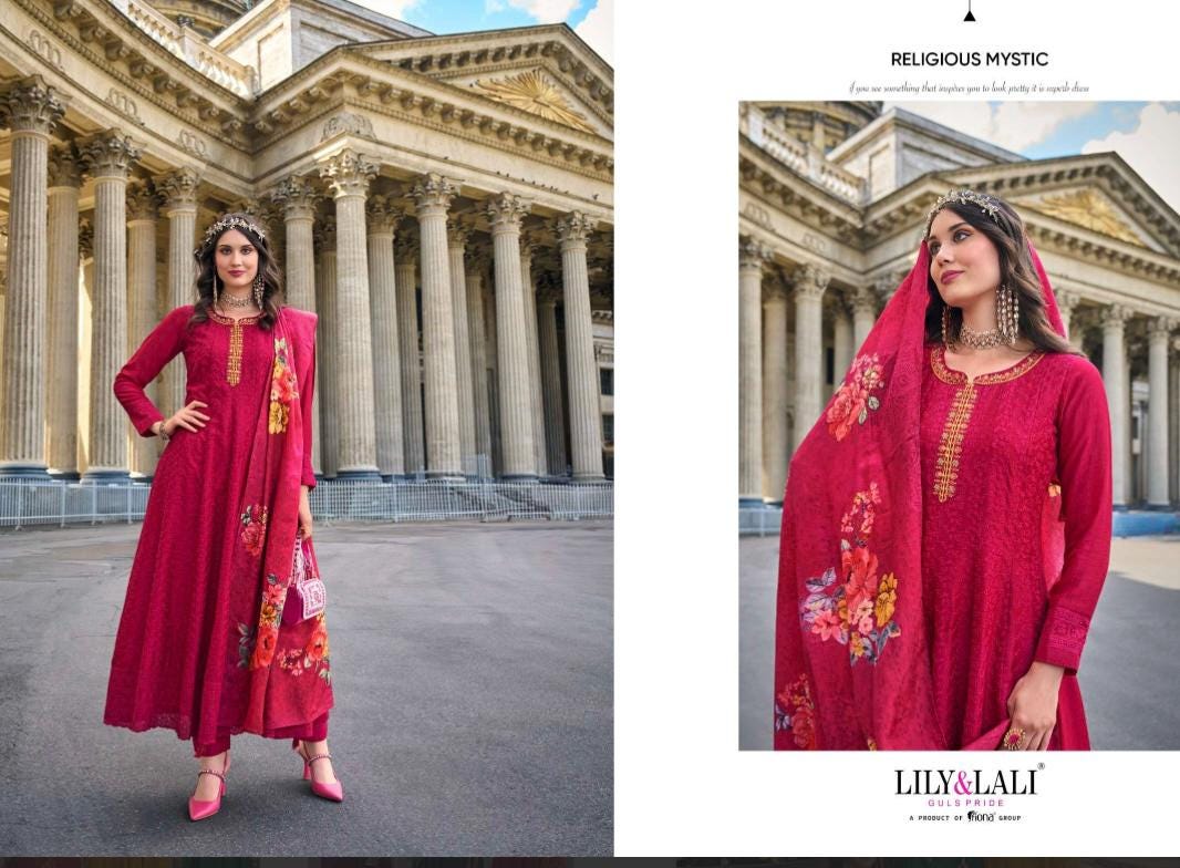 Alamzeb | chinon silk long kurtis - Kurti Connection USA