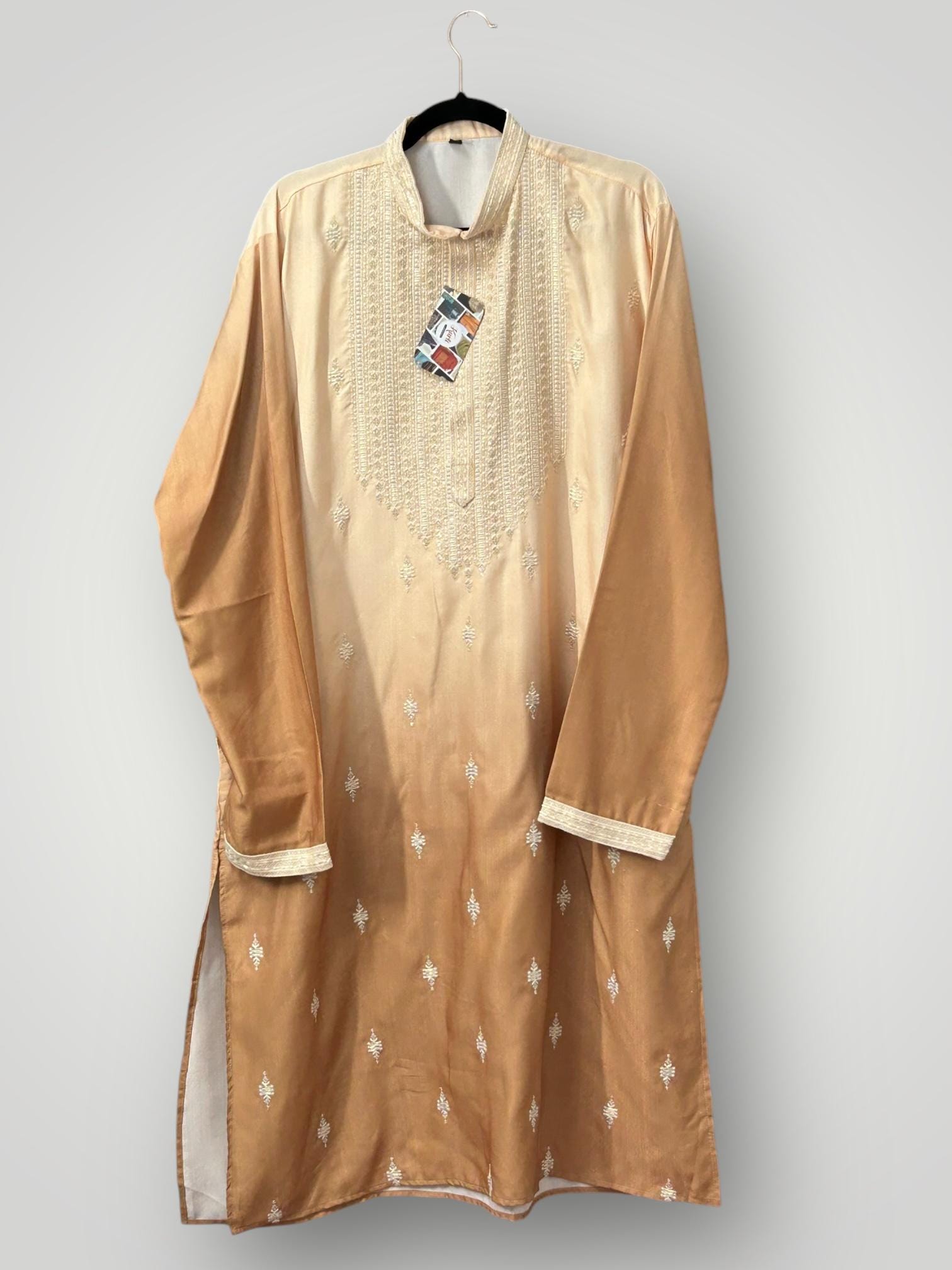 Dual shade Kurta pajama set - Kurti Connection USA