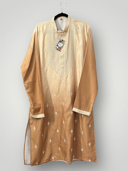 Dual shade Kurta pajama set - Kurti Connection USA
