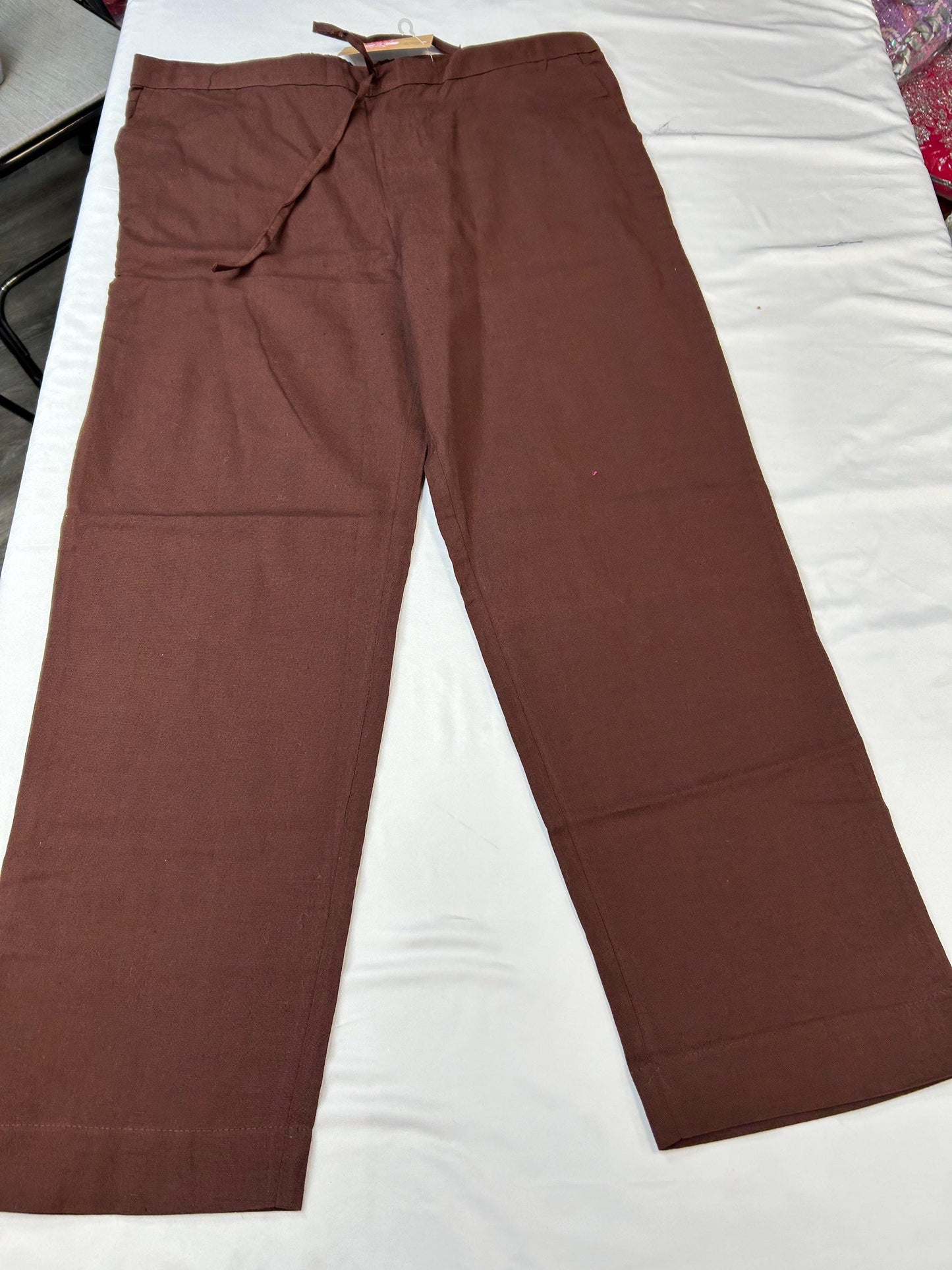 Cotton straight pant - Kurti Connection USA