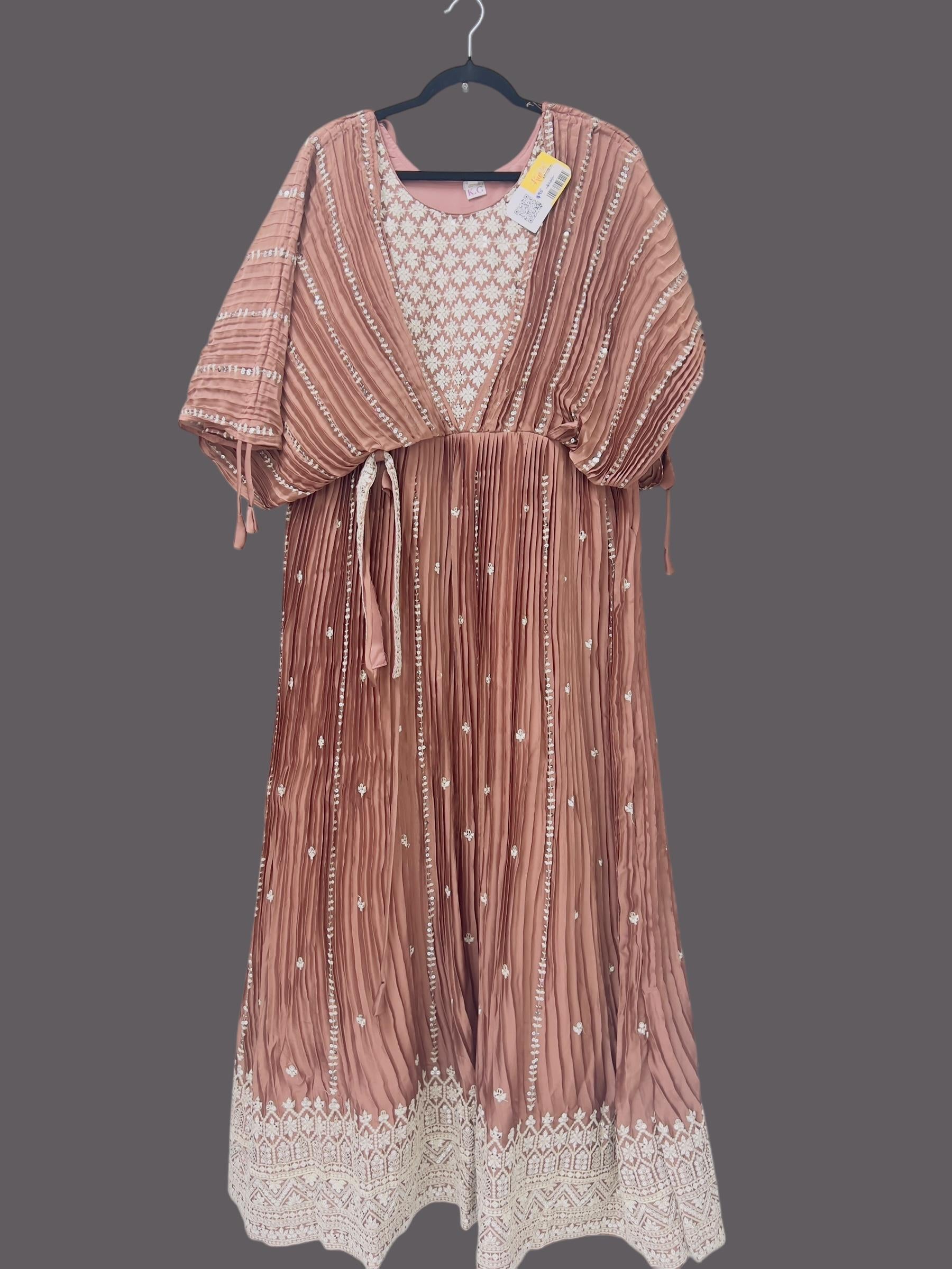 Indo western Long gown - Kurti Connection USA