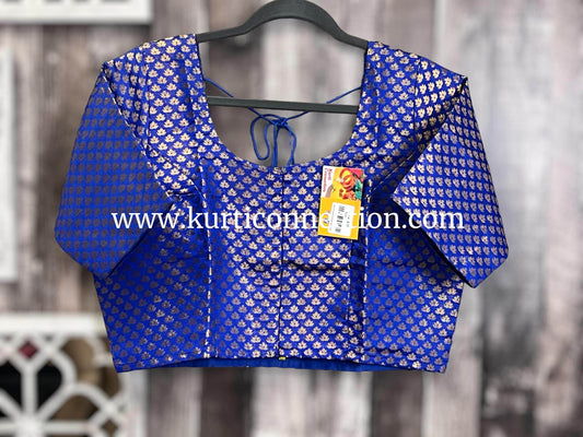 Royal blue blouse - Kurti Connection USA