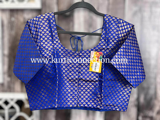 Royal blue blouse - Kurti Connection USA