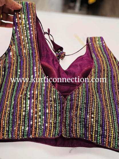 Sequin blouse - Kurti Connection USA