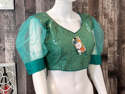 Sequin blouse - Kurti Connection USA