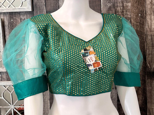 Sequin blouse - Kurti Connection USA
