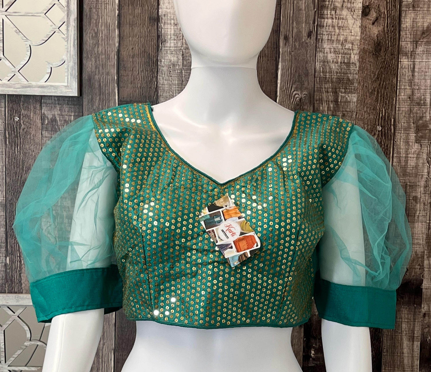 Sequin blouse - Kurti Connection USA