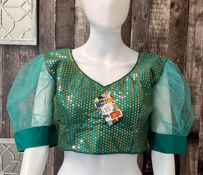 Sequin blouse - Kurti Connection USA