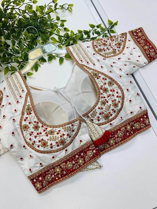 Et7514 readymade blouse / party wear blouse | blouse for lehenga - Kurti Connection USA