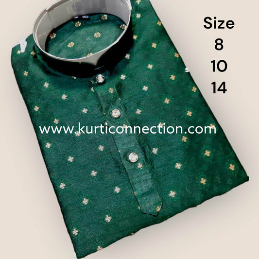 Silk kurta pajaama set for boys - Kurti Connection USA