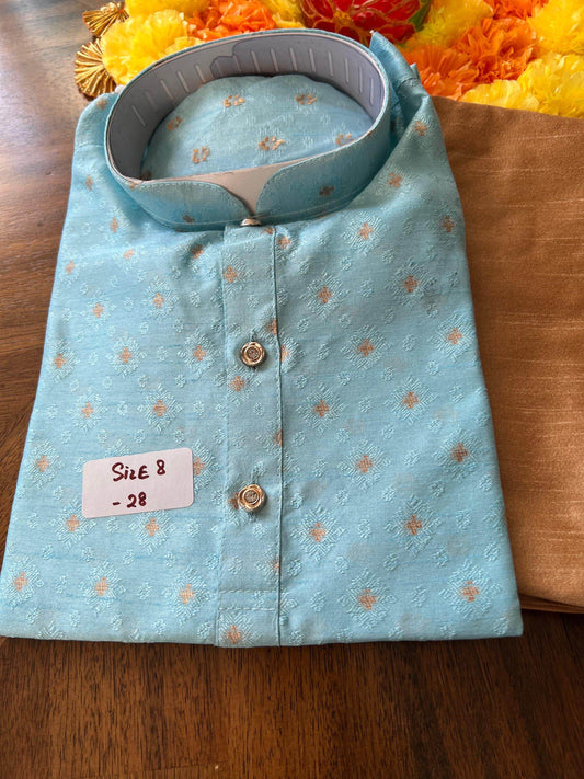 Silk kurta pajama for boys - Kurti Connection USA