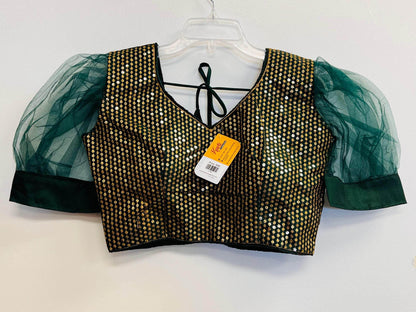 sequin blouse , readymade blouse - Kurti Connection USA