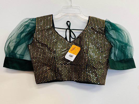 sequin blouse , readymade blouse - Kurti Connection USA