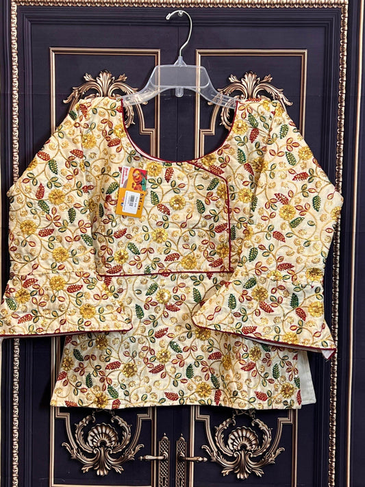 Long blouse for saree / lehenga - Kurti Connection USA