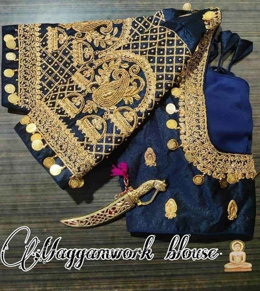 Silk blouses | Maggam work blouse
