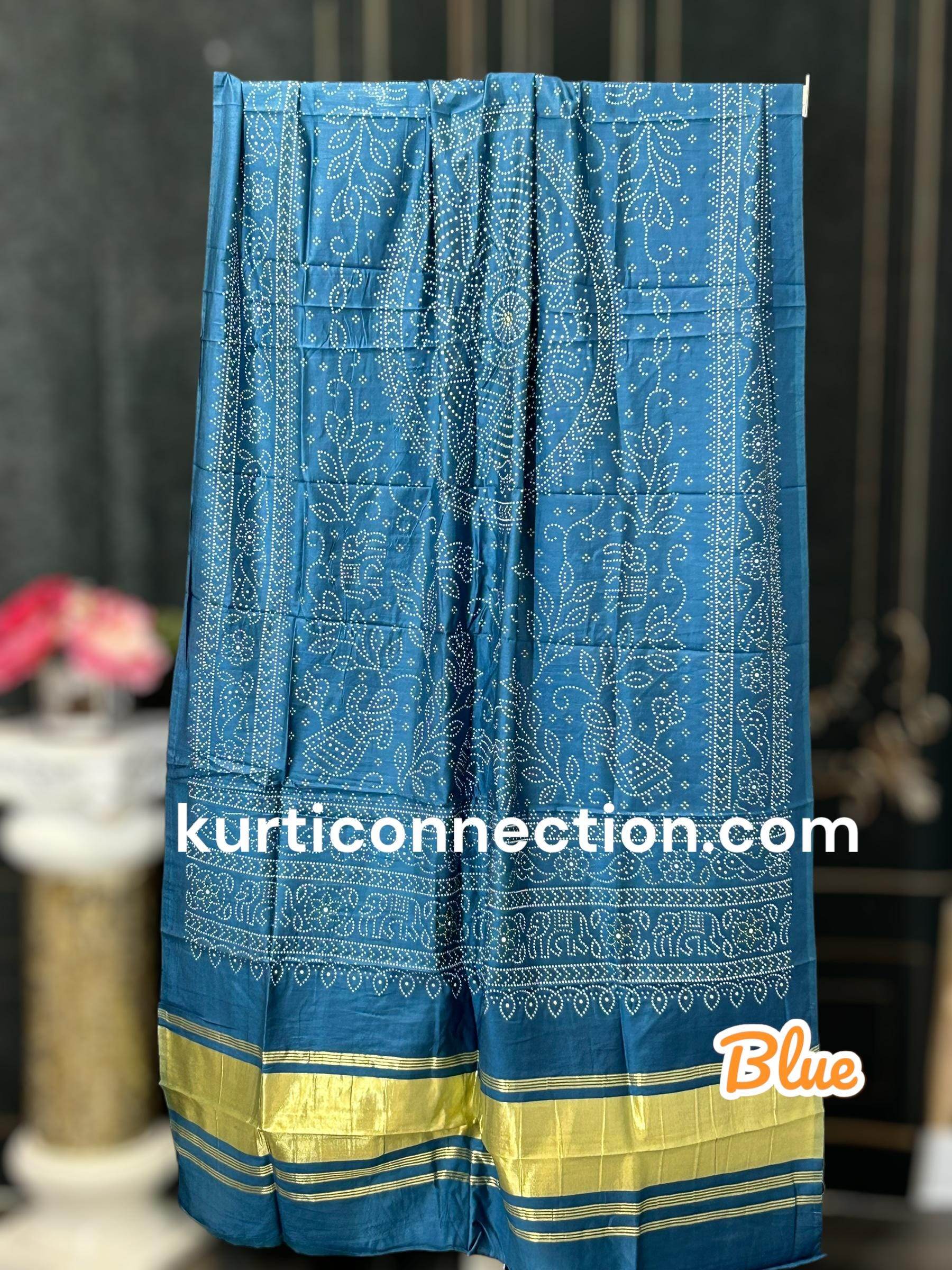 Gajji silk dupattas - Kurti Connection USA
