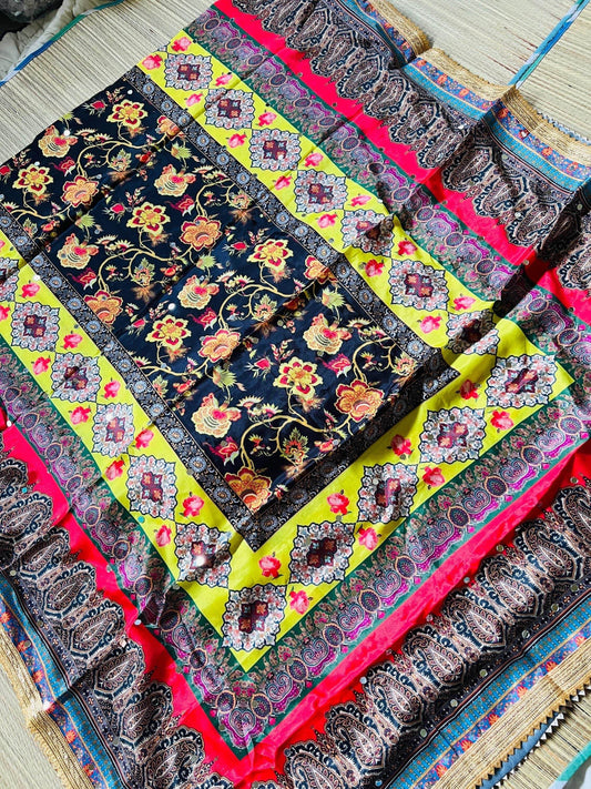 Digital print dupatta / Pakistani mirror work dupatta - Kurti Connection USA