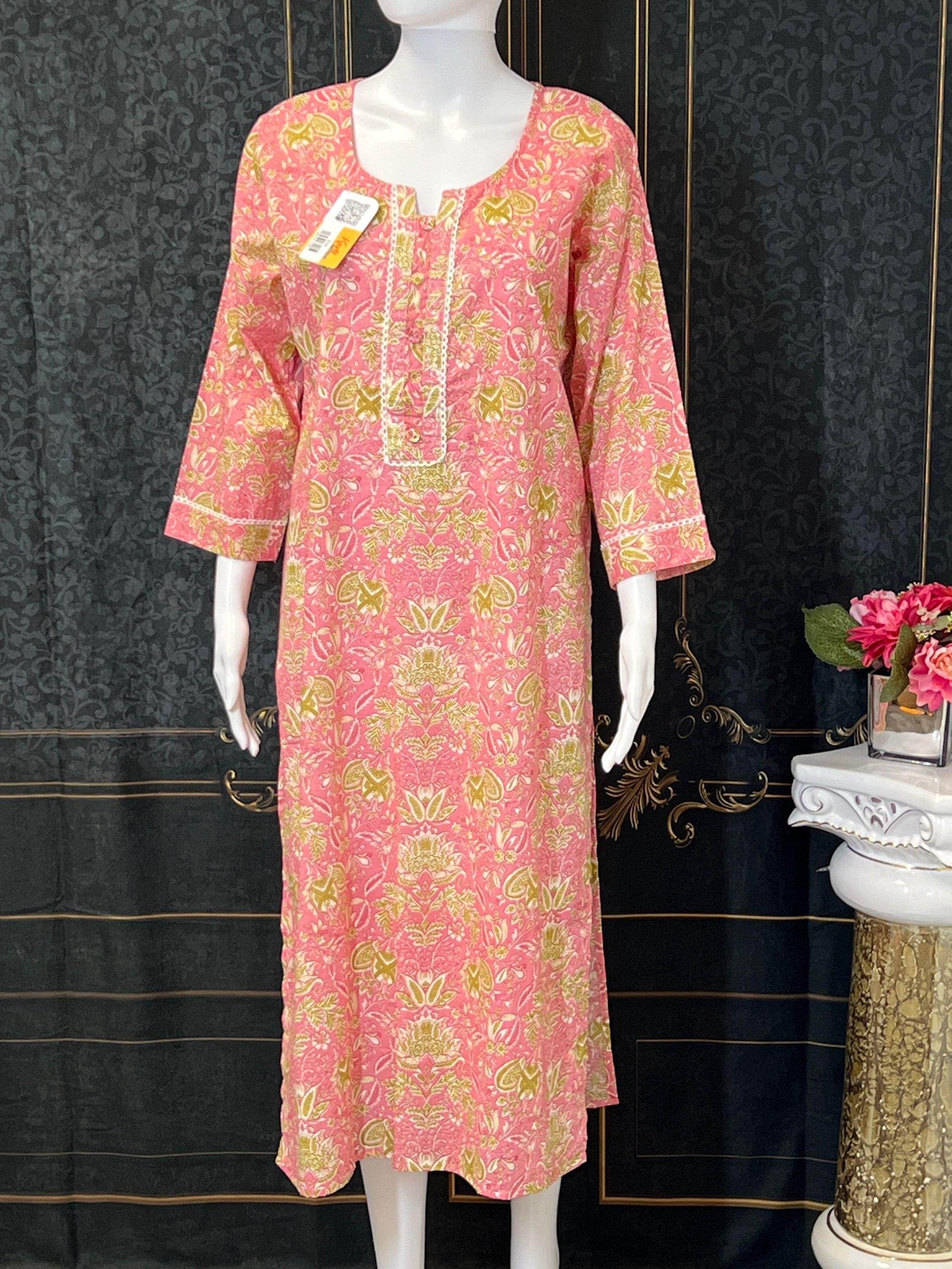Cotton kurti | printed cotton kurti | Indian salwar suit - Kurti Connection USA