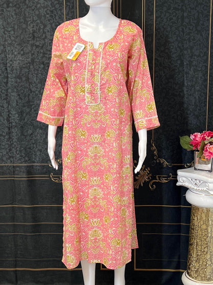 Cotton kurti | printed cotton kurti | Indian salwar suit - Kurti Connection USA