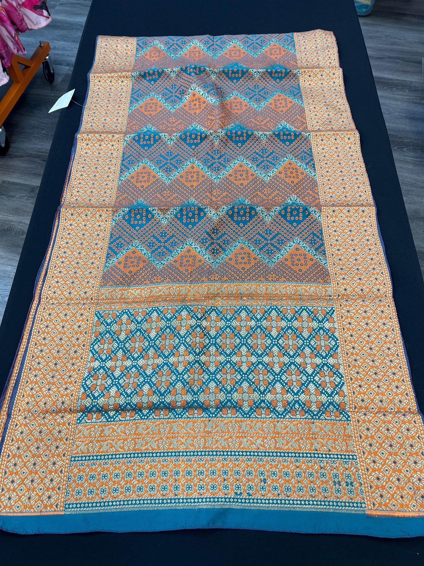 Weaving silk dupatta - Kurti Connection USA