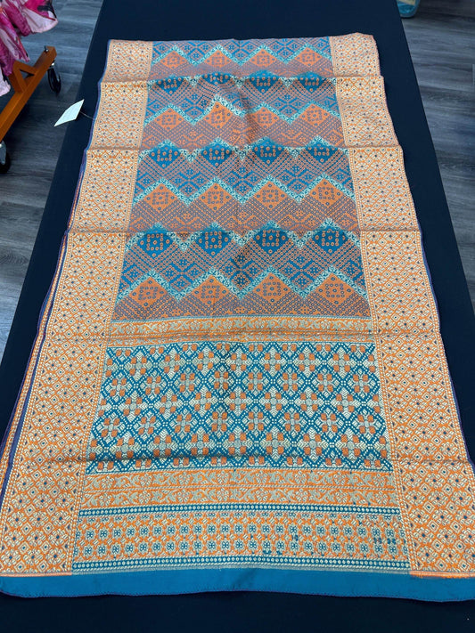 Weaving silk dupatta - Kurti Connection USA