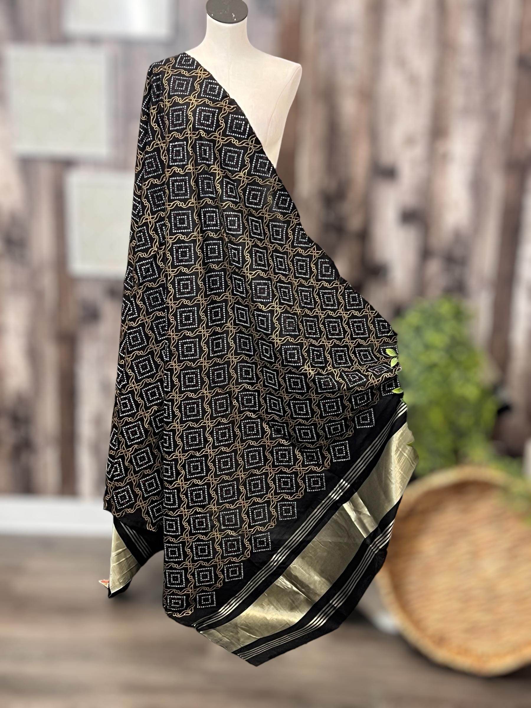 Bandhani print dupatta - Kurti Connection USA