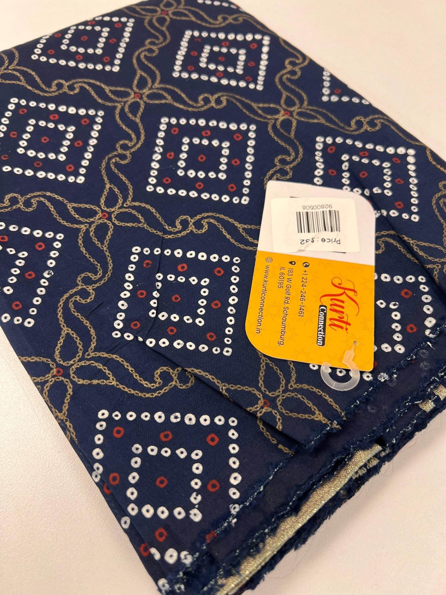 Bandhani print dupatta - Kurti Connection USA