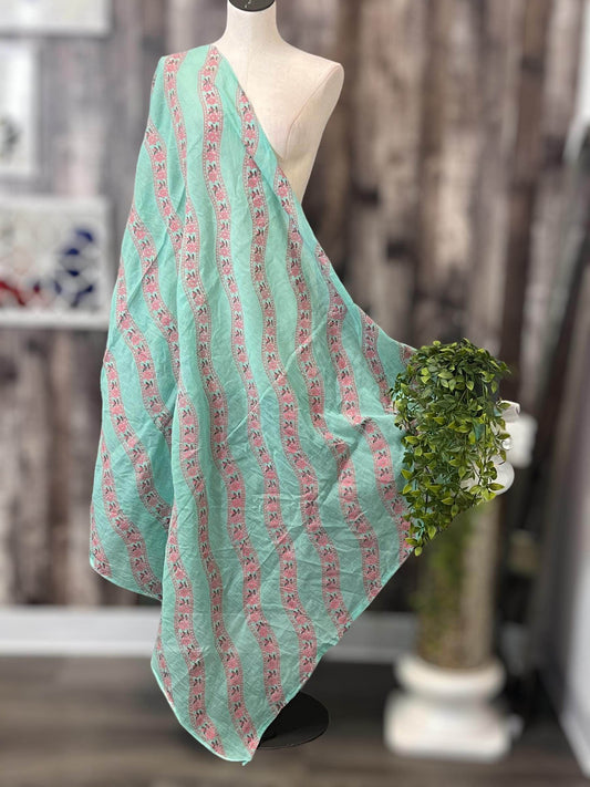 Printed cotton dupatta - Kurti Connection USA