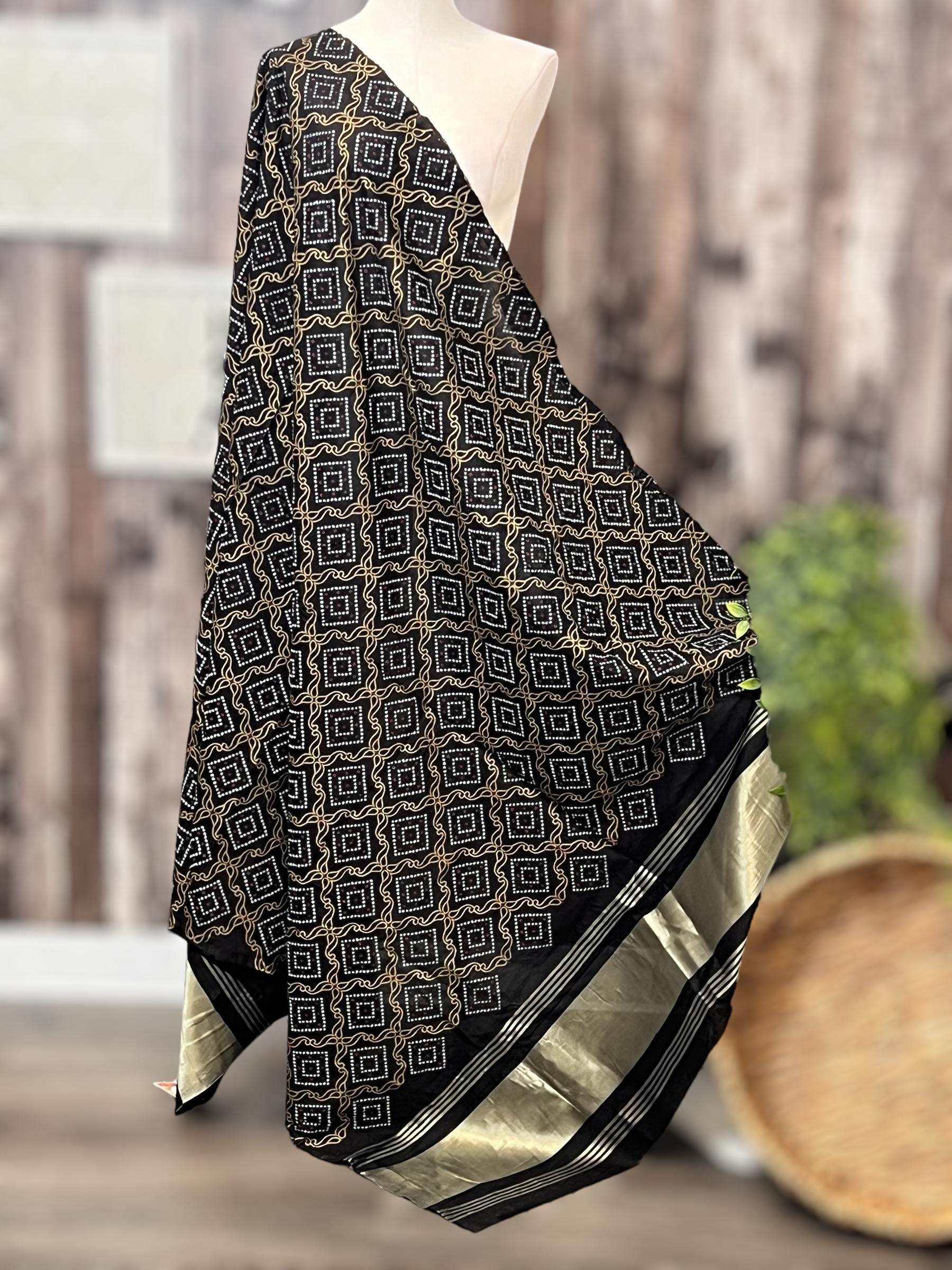 Bandhani print dupatta - Kurti Connection USA