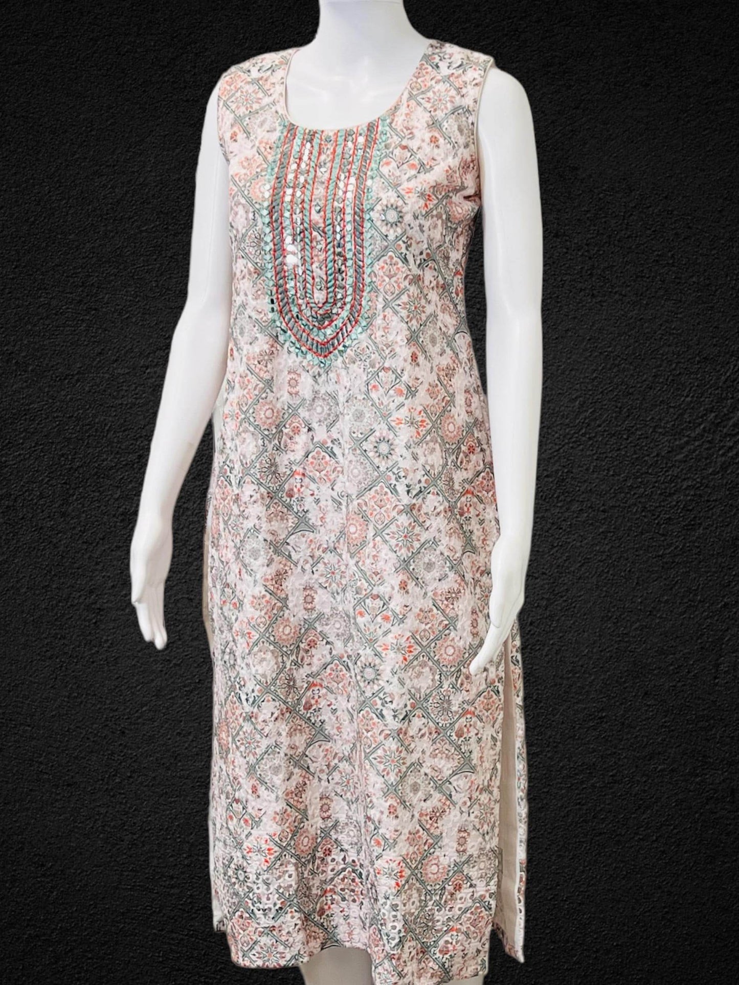 Chikankari kurti - Kurti Connection USA