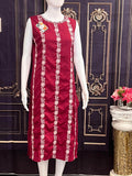 Embroidered kurti - Kurti Connection USA