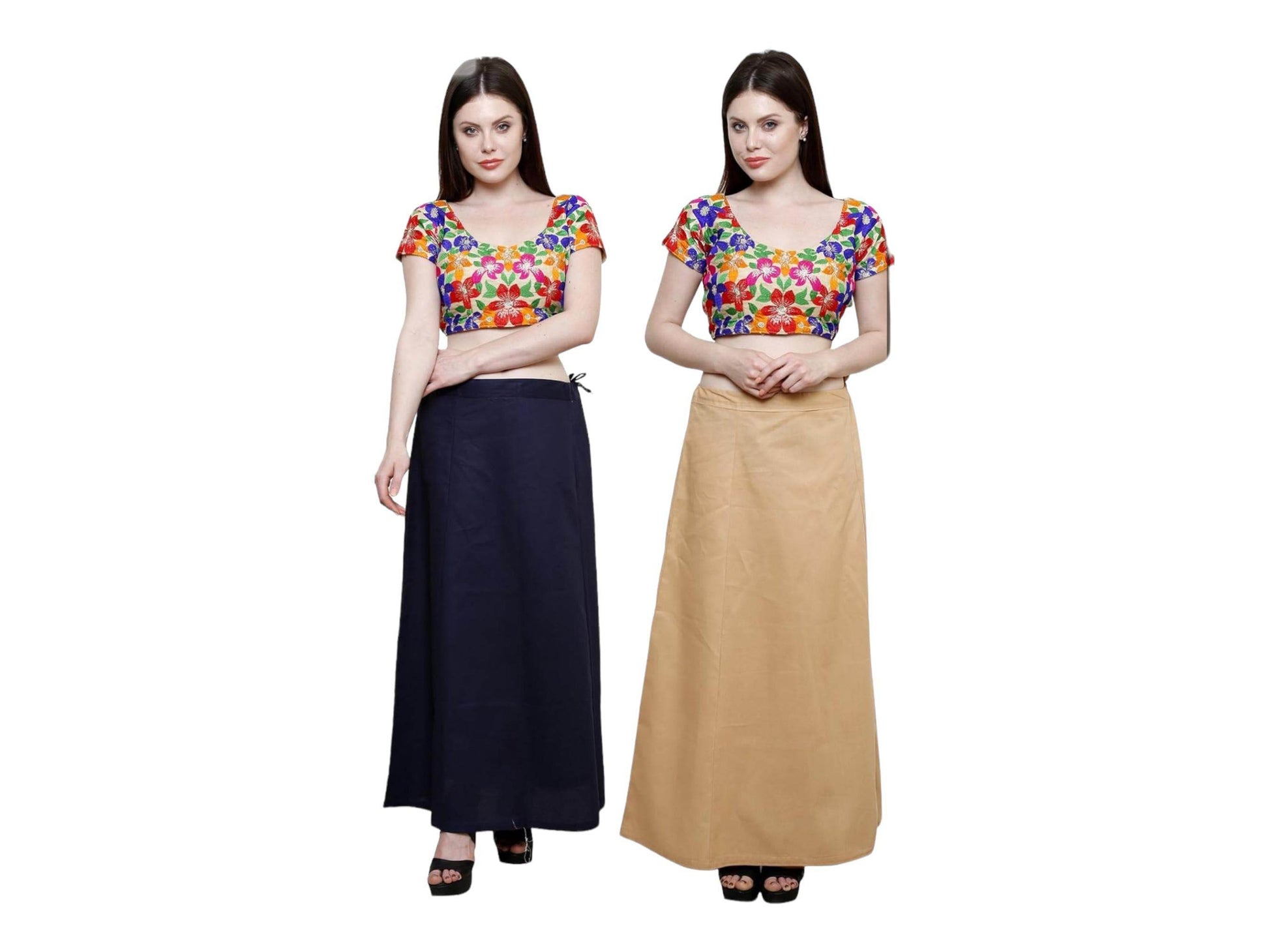 Cotton saree petticoat - Kurti Connection USA