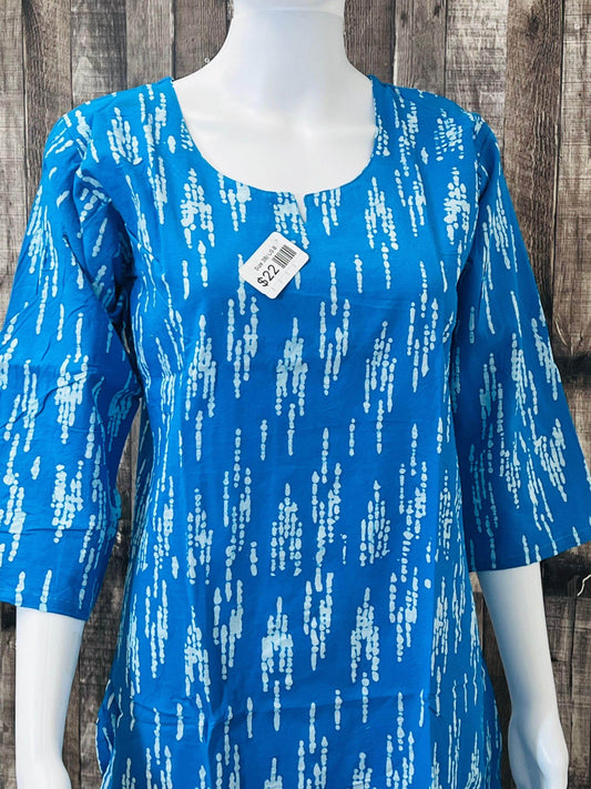 Pure cotton Short kurti - Kurti Connection USA