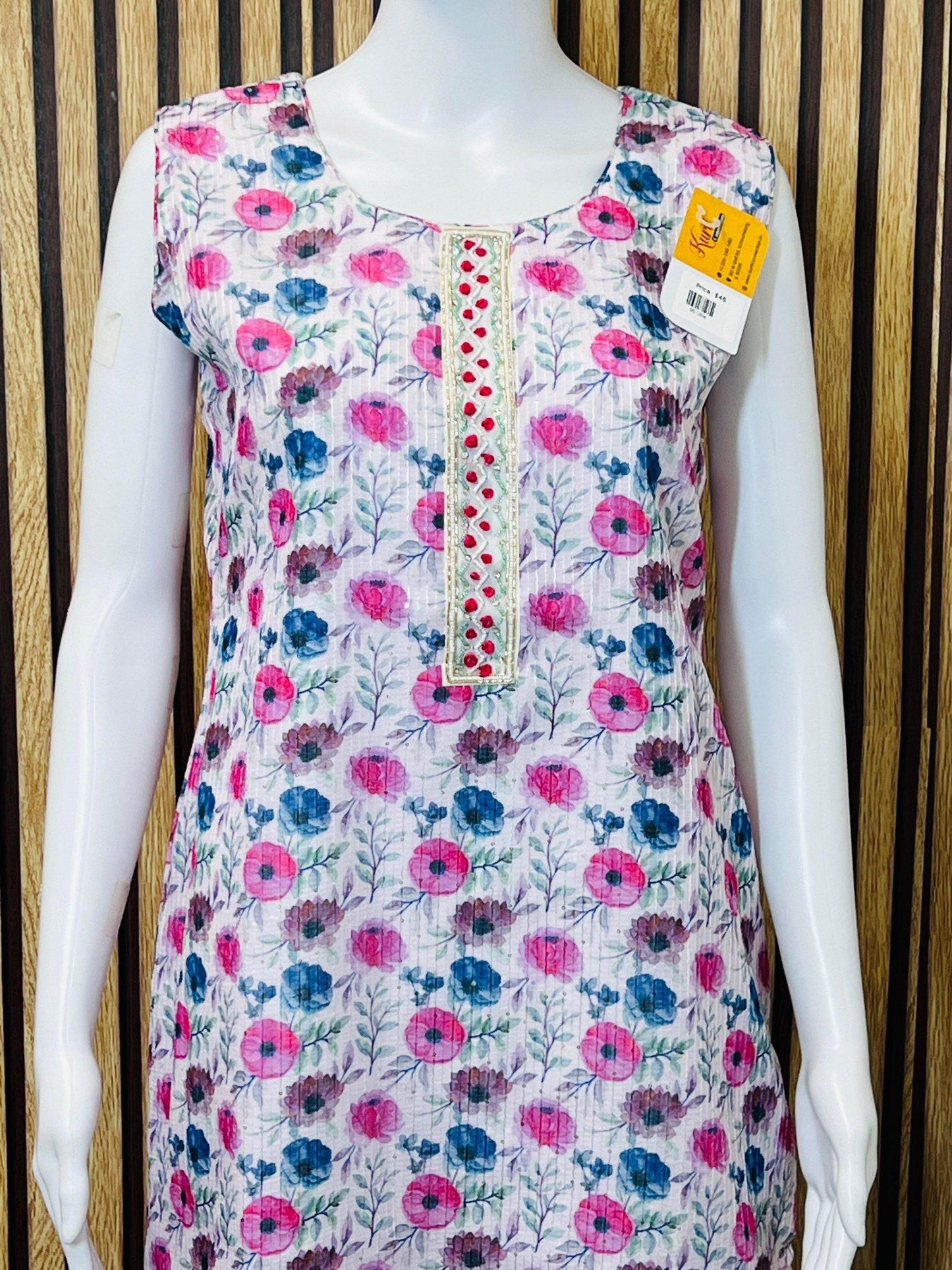 Georgette kurti - Kurti Connection USA