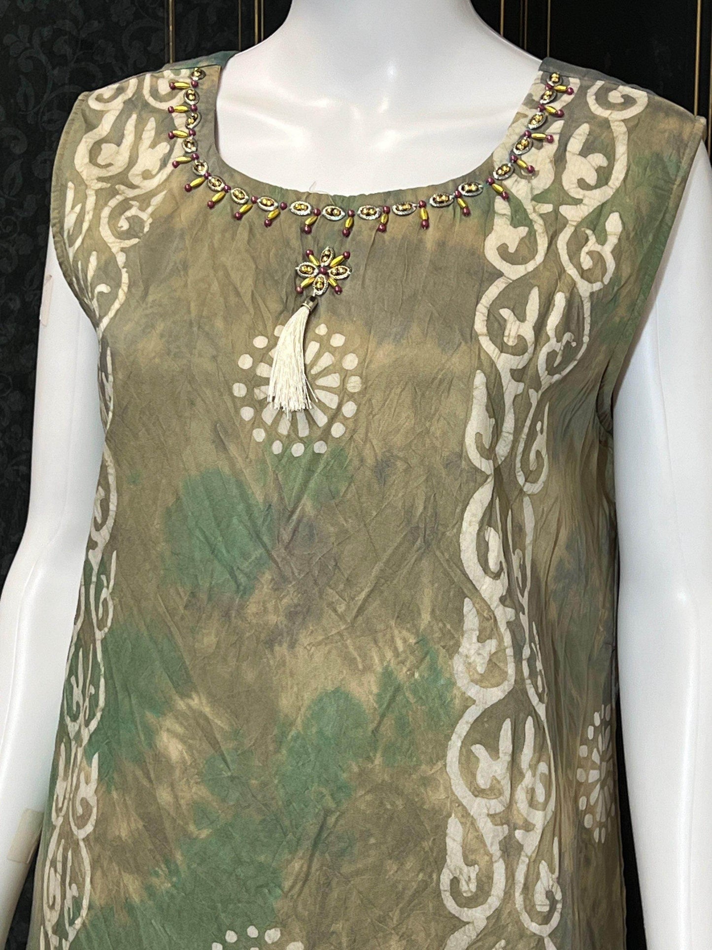 Batik print kurti - Kurti Connection USA