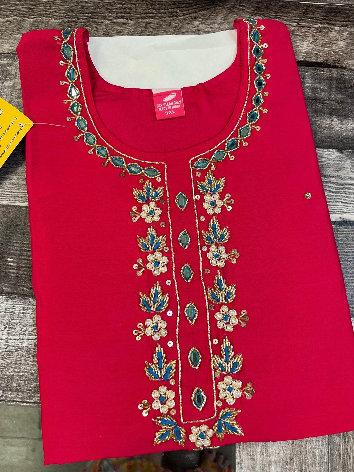 Silk kurti : Size 46 - Kurti Connection USA